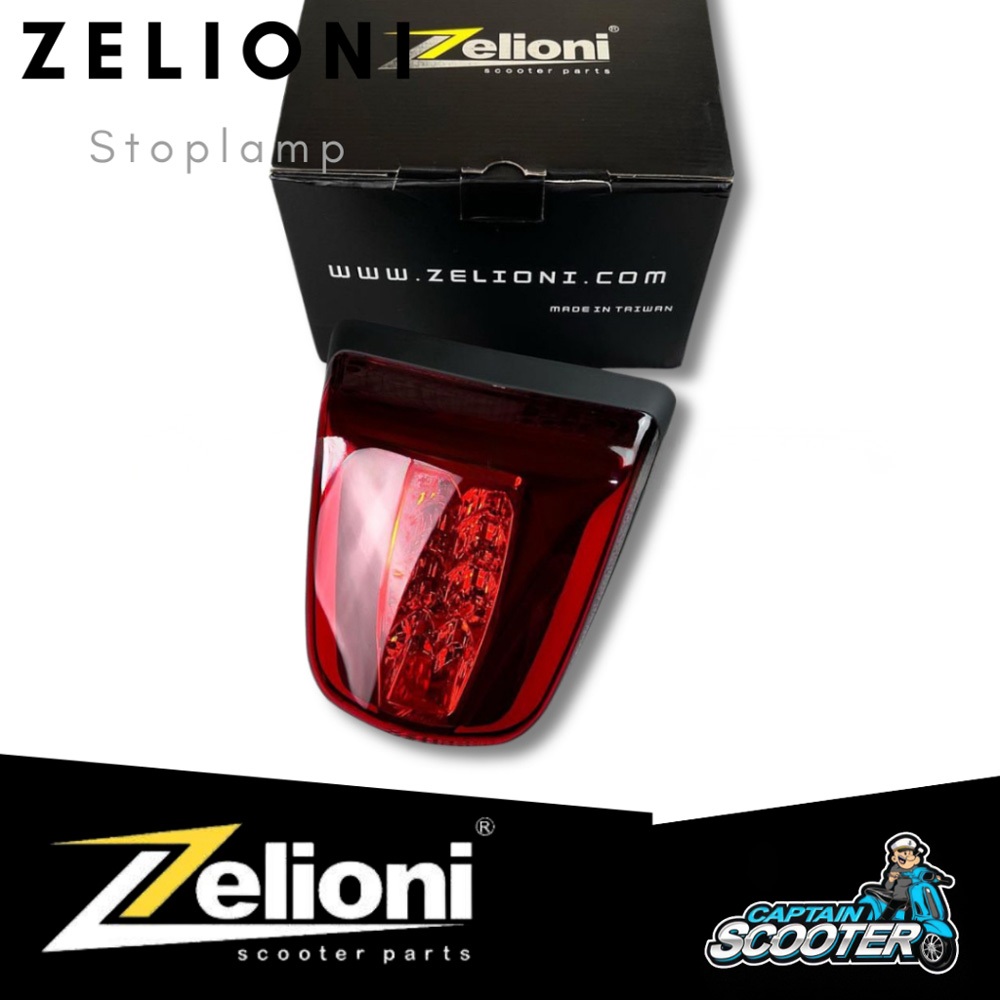 Lampu Stoplamp LED Zelioni Dynamic Red Vespa Sprint Primavera