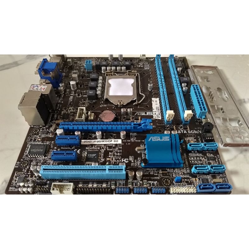 Mobo Motherboard Asus H61 || Socket 1155 Normal Mulus