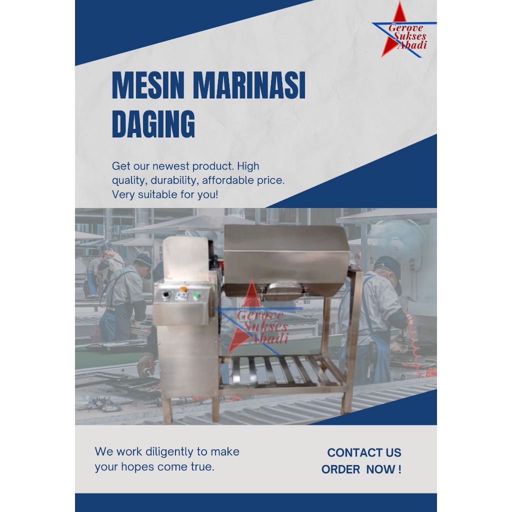 Mesin Marinasi Ayam - Marinasi Daging 10kg/Proses