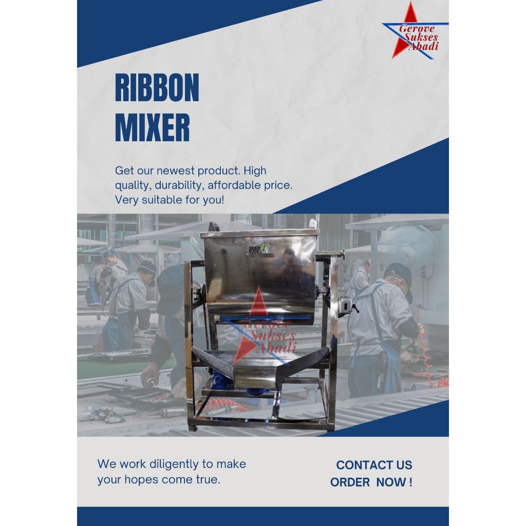 Mixer Stainless Food Grade - Mixer Adonan Kapasitas Besar