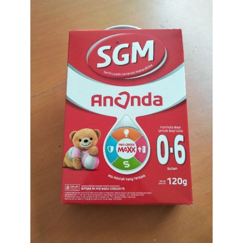 SUSU SGM ANANDA 0-6 BULAN 120 gr