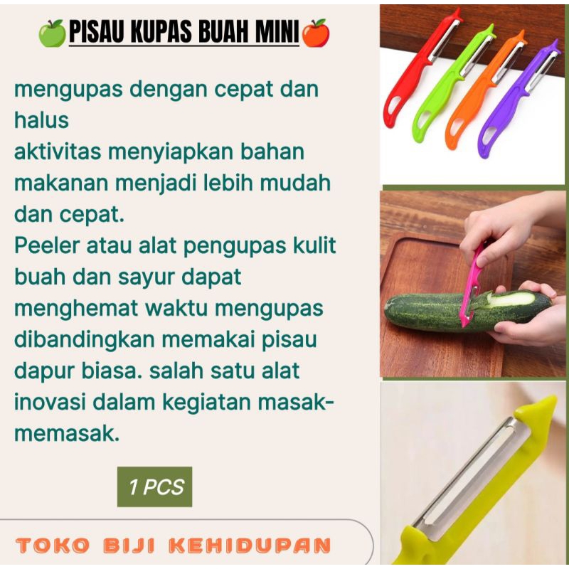 PISAU KUPAS BUAH | ALAT PENYERUT | PEELER KULIT KENTANG WORTEL