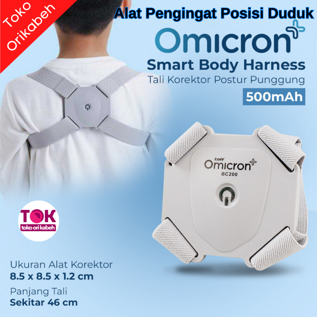 Bantu Terapi Penegak Alat Korektor Postur Punggung Elektrik dengan Sensor Getar untuk Pria Wanita An