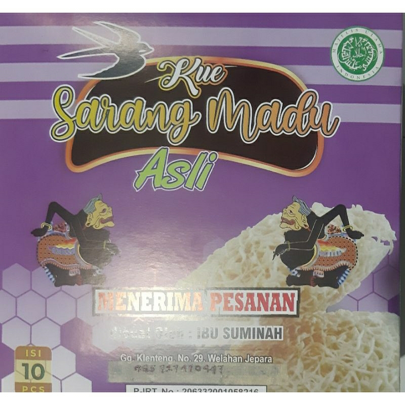 

Nycyta Home Cemilan Jadoel Sarang Madu Renyah Gurih Oleh - Oleh Khas Jepara Isi 10 Pcs Sarang Madu