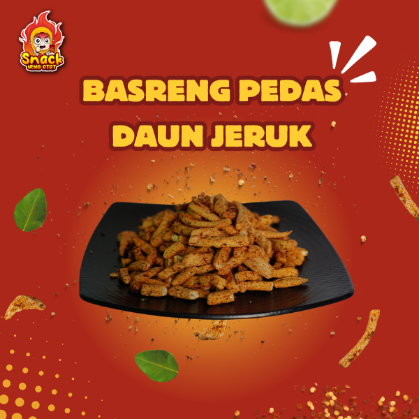 

Basreng Pedas Daun Jeruk Neng Otot/ Basreng Bandung