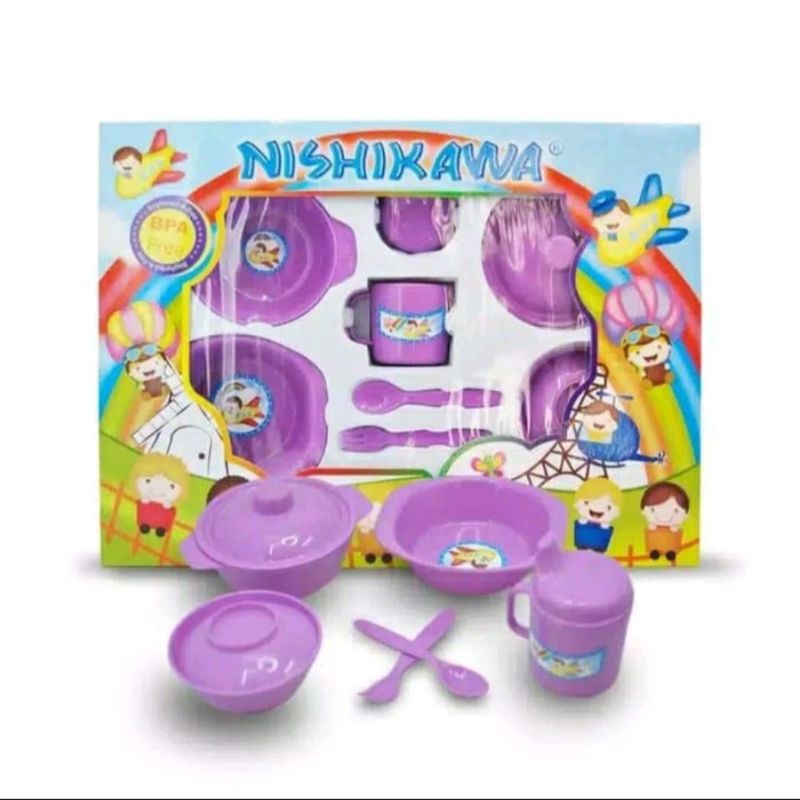 PROMO  Feeding Set Nishikawa Large Besar - Tempat Makan Bayi