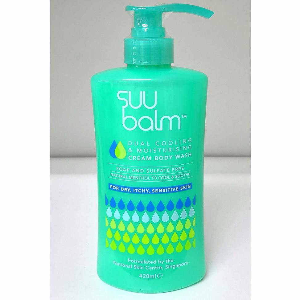 Suu Balm Adult Body Wash / Cooling Moisturizing Cream Body Wash Sabun Mandi Kulit Kering Sensitif-42