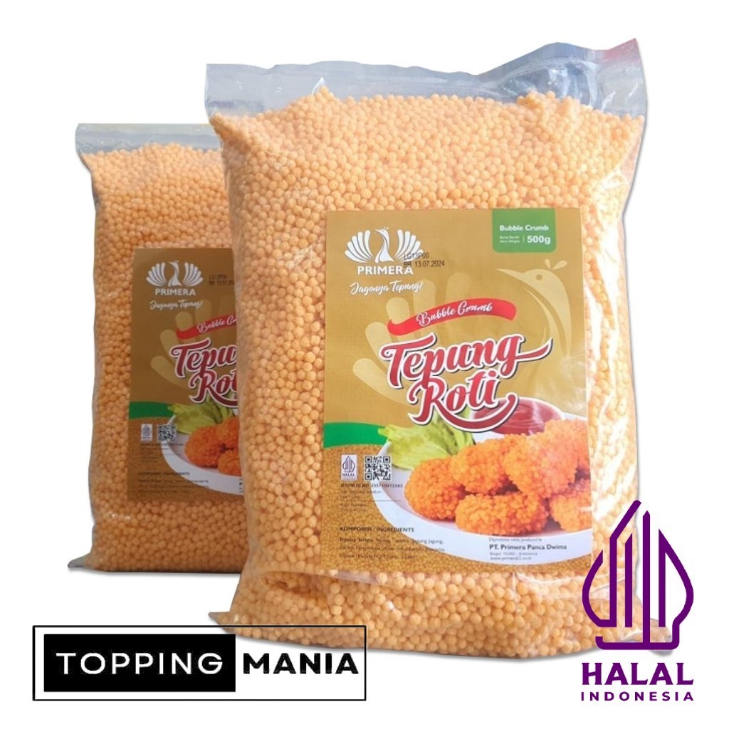 

Bubble Crumb Tepung Roti Nugget Primera - 250gr
