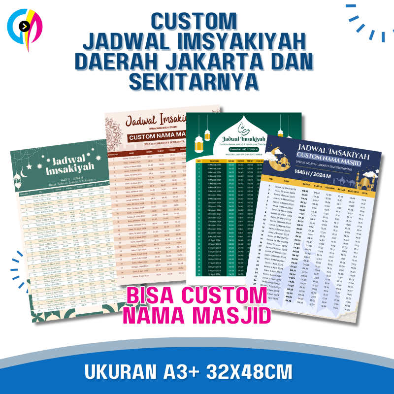 

[CUSTOM SATUAN] JADWAL IMSAKIYAH PUASA RAMADHAN 1445H / 2024M - Daerah Jakarta dan Sekitarnya