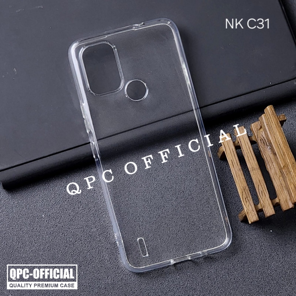 Nokia C31 Nokia C21 Plus Clear Case Bening 2.0mm Softcase Clear Case Nokia C31 Nokia C21 Plus