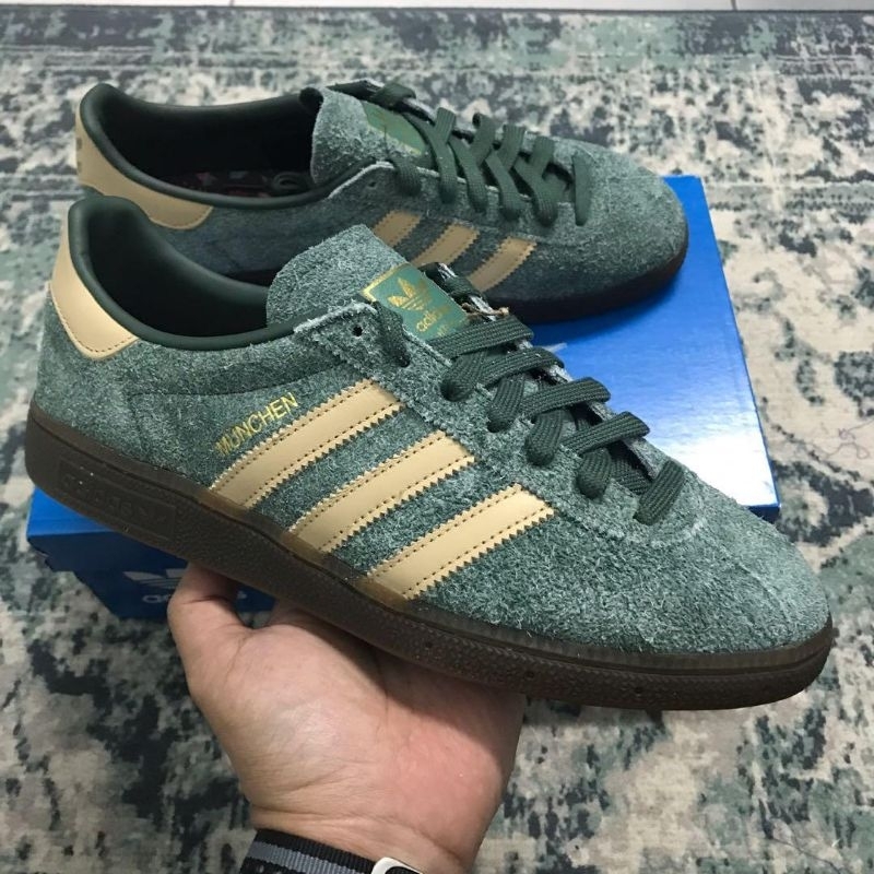 Adidas Original Munchen Hazy Green Oxide
