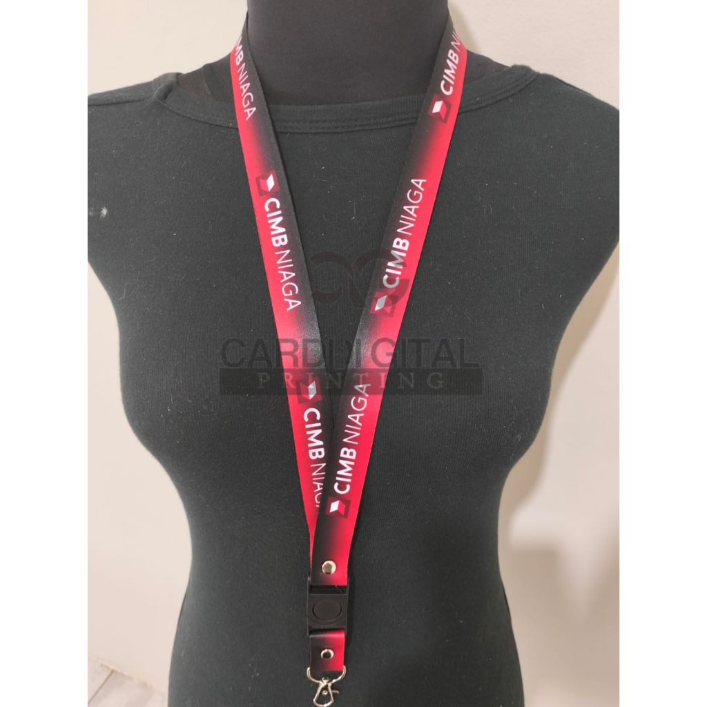 

Tali ID Card / Tali Lanyard printing CIMB NIAGA