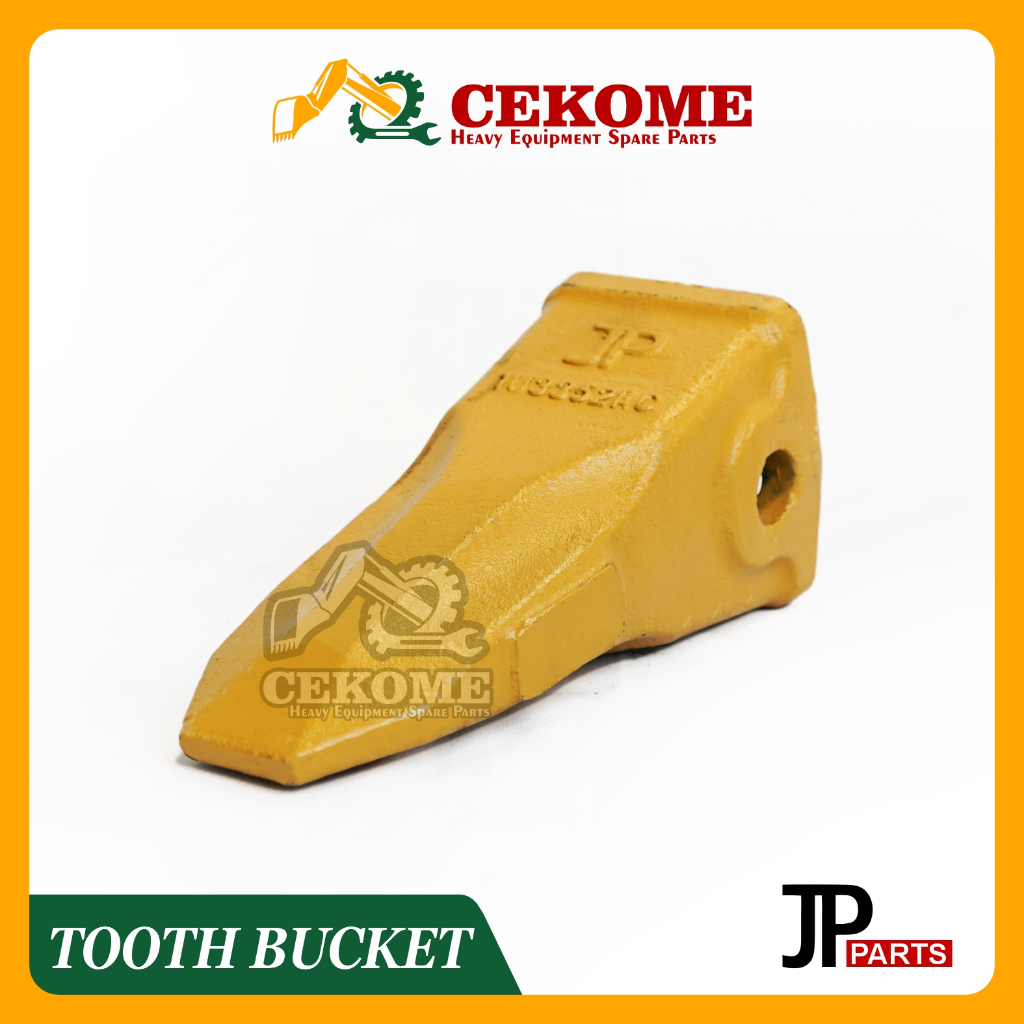 Kuku Bucket Excavator CAT E320C JP Parts RC Tooth Bucket Tipe Rock Chisel