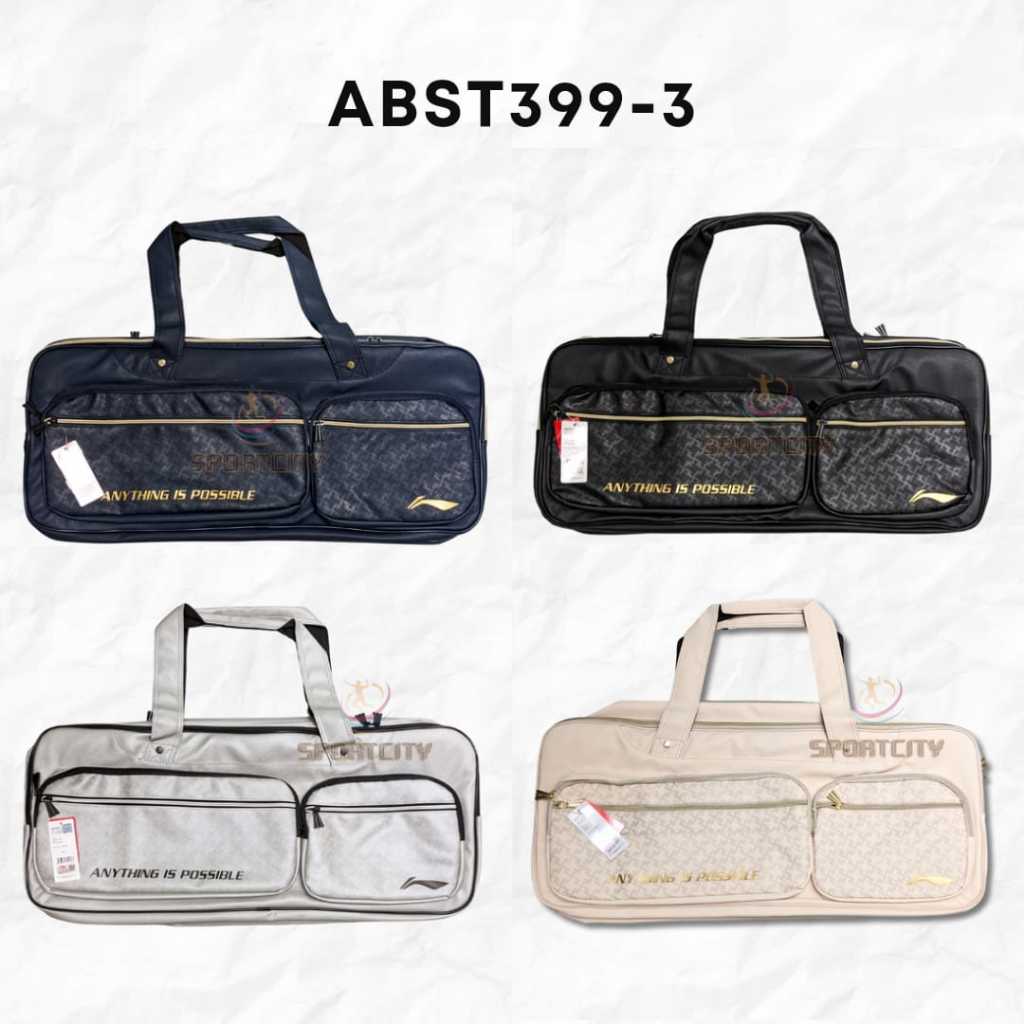 Tas Badminton LINING 3R ABST 399 3 R SQUARE PETAK Resleting Jinjing ABST399 Original