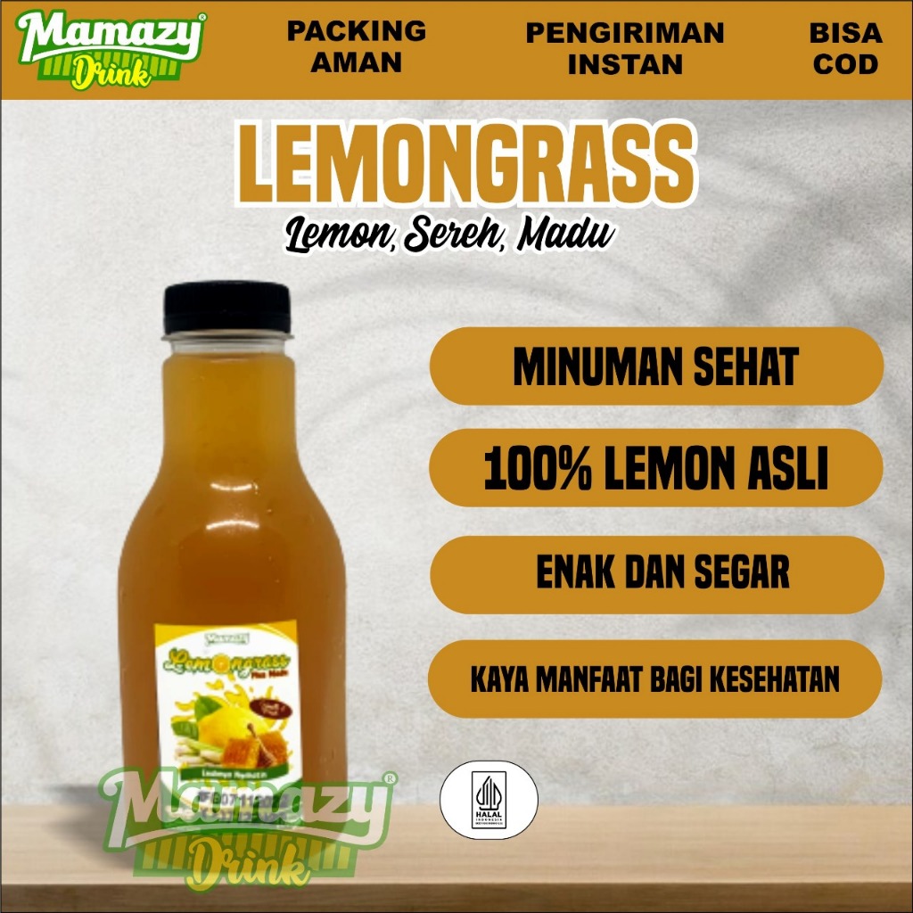 

Mamazy Lemongrass Honey Drink Minuman Sehat Teh Lemon Serai Madu Untuk Diet & Detoks 100% Alami