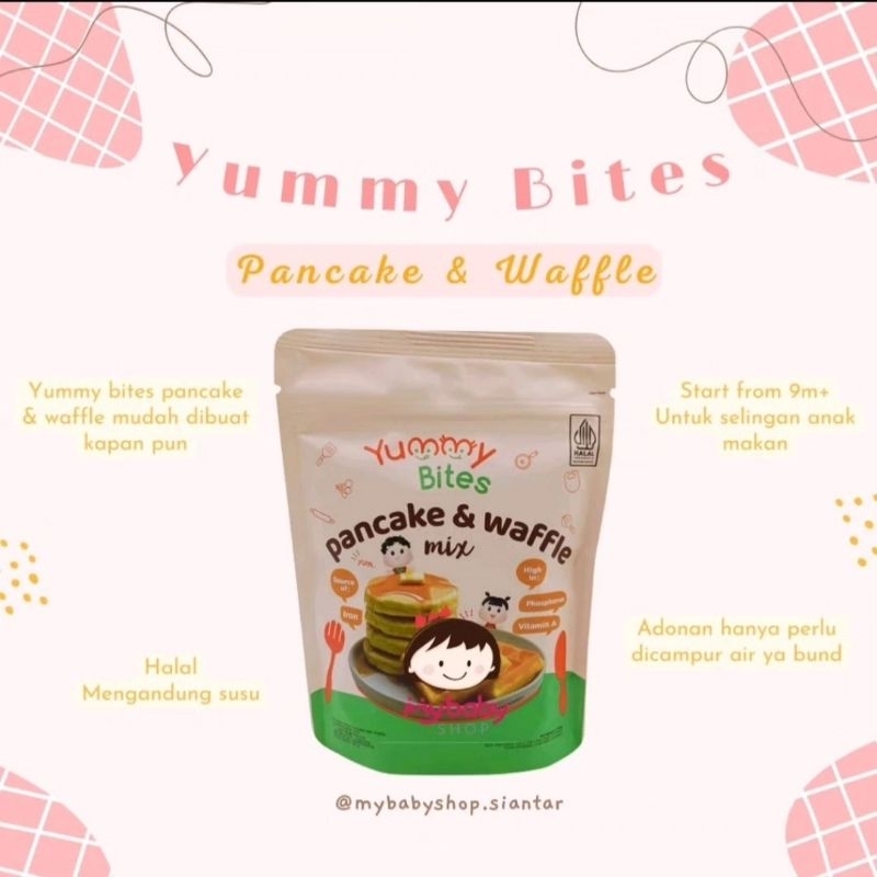 

Yummi bites pancake & waffle mix 130g pancake and waffle mix