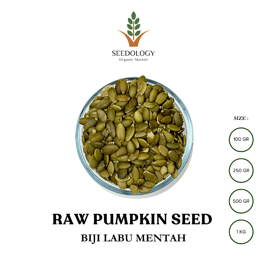 

Organic Pumpkin Seed 250gr - Biji Labu / Pepita