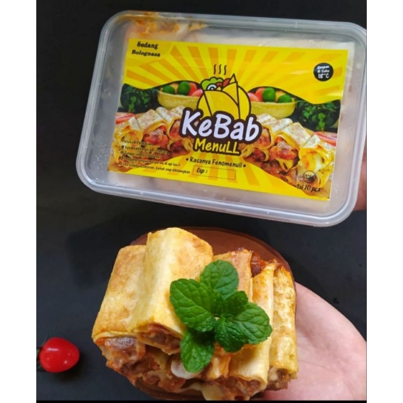 

Kebab Menul Bolognese (tomat/tidak pedas)