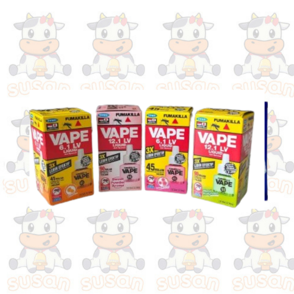 Fumakilla Obat Nyamuk Liquid Eletrik 45 Malam  Anti Nyamuk DBD| Vape Fumakilla Refill Elektrik 45 Ma