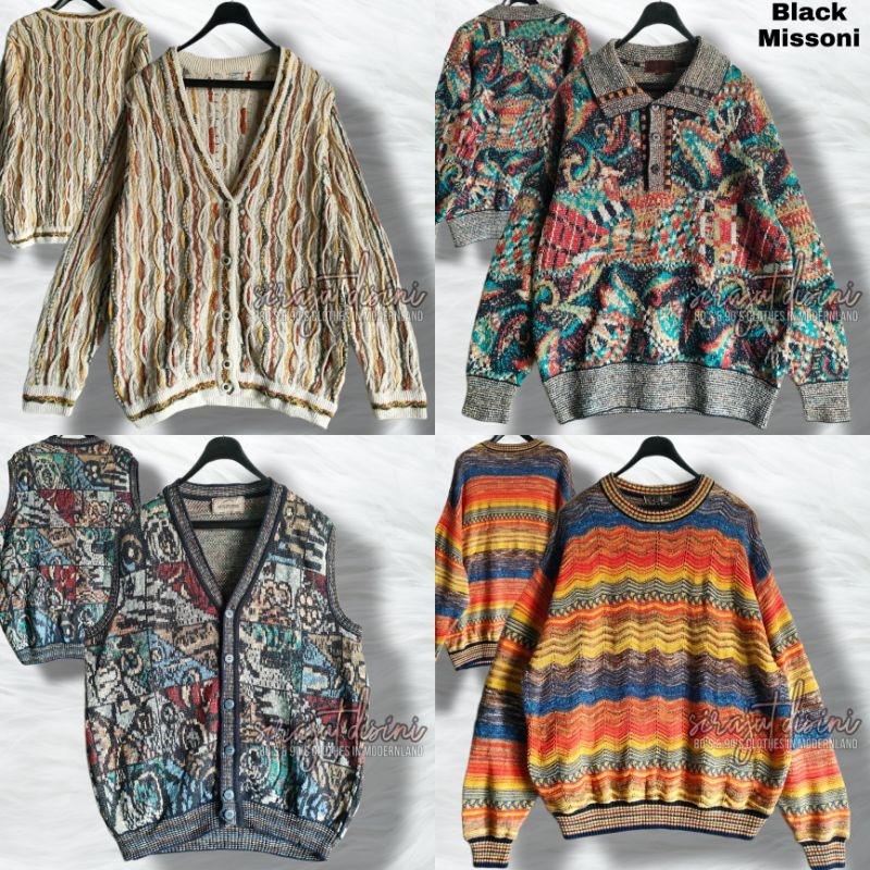 SWEATER CARDIGAN MOTIF VINTAGE COOGI VOL.10