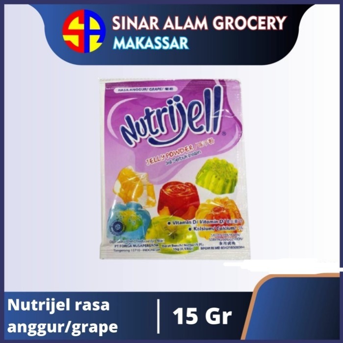 

Nutrijel rasa anggur/Grape 15gr