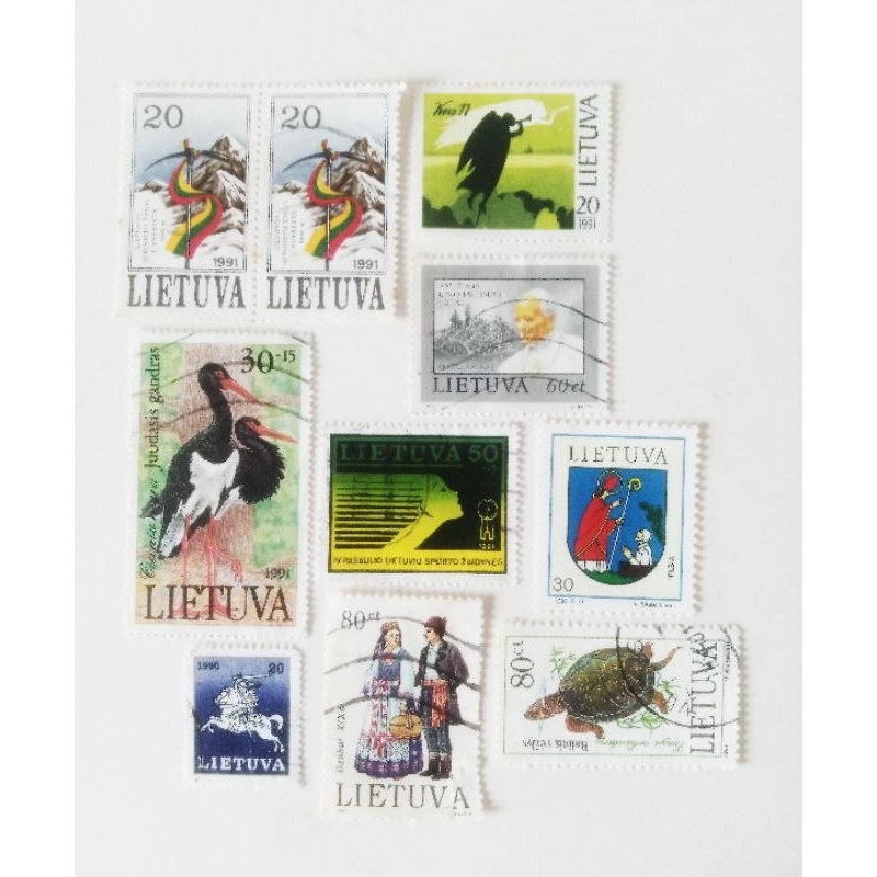 

Vintage Lithuanian Stamp, mix set