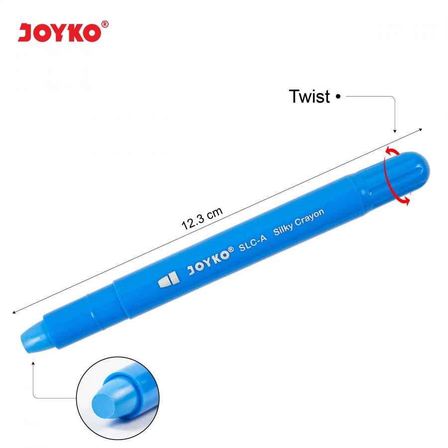 

Krayon Halus / Silky Crayon - Joyko SLC-A-12 12 Warna MURAH RB9