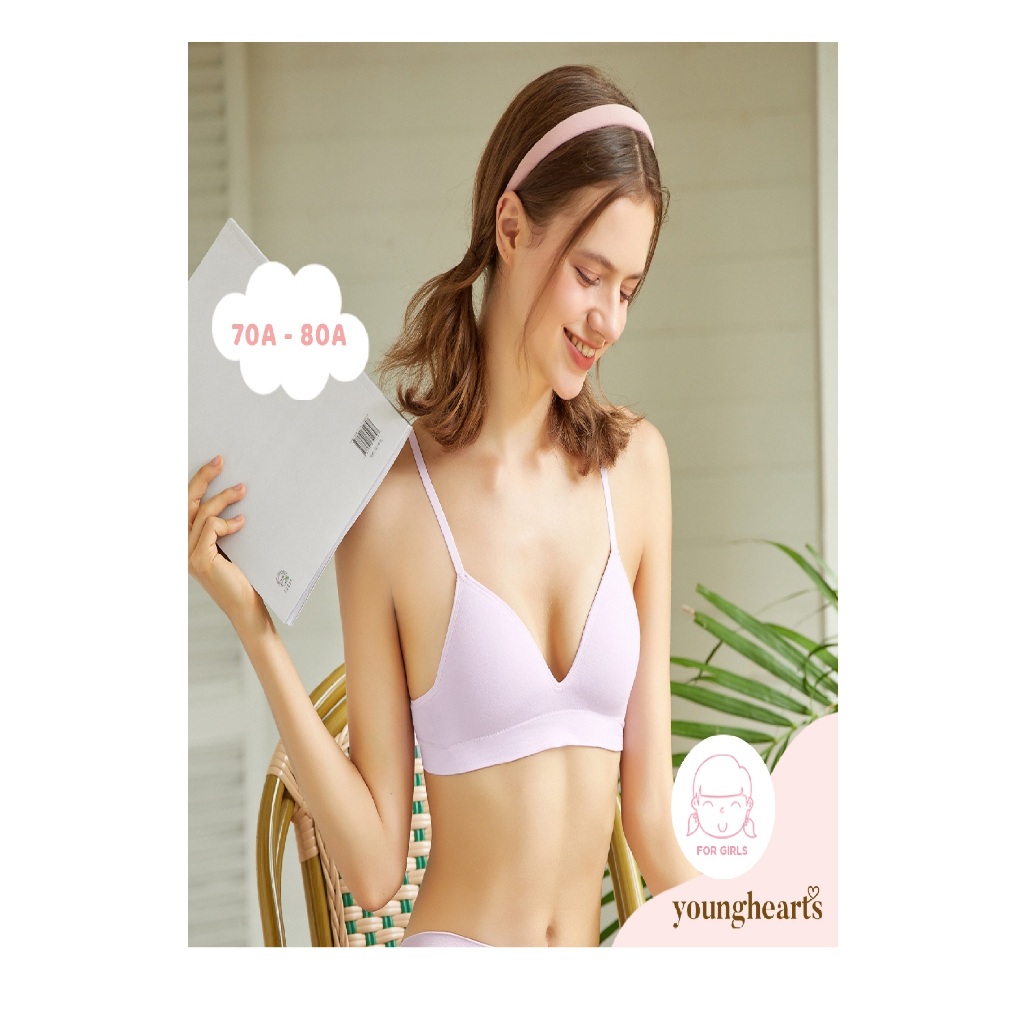 Young Hearts Junior Music Magic Seamless Molded Triangle Wireless Bra Y02-20210