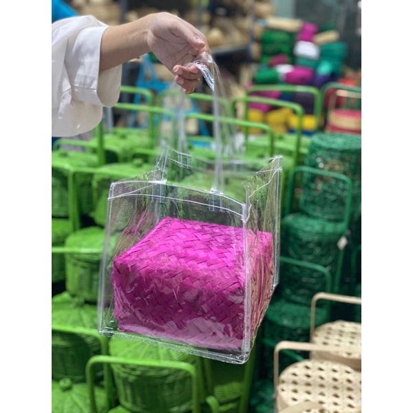 Tas Mika Transparan / Tas Hampers