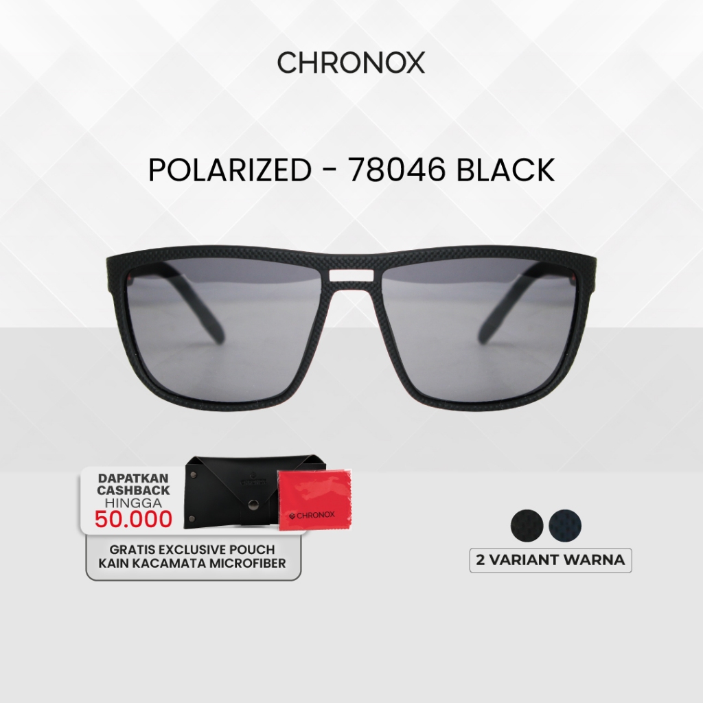 Kacamata Anti Silau TR90 Pria Wanita Original - Chronox Polarized Glasses 78046