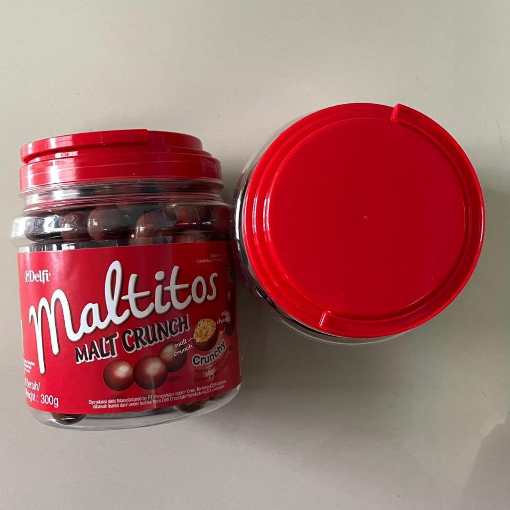 DELFI MALTITOS MALT CRUNCH JAR / TOPLES (BUKAN KEMASAN REPACK)