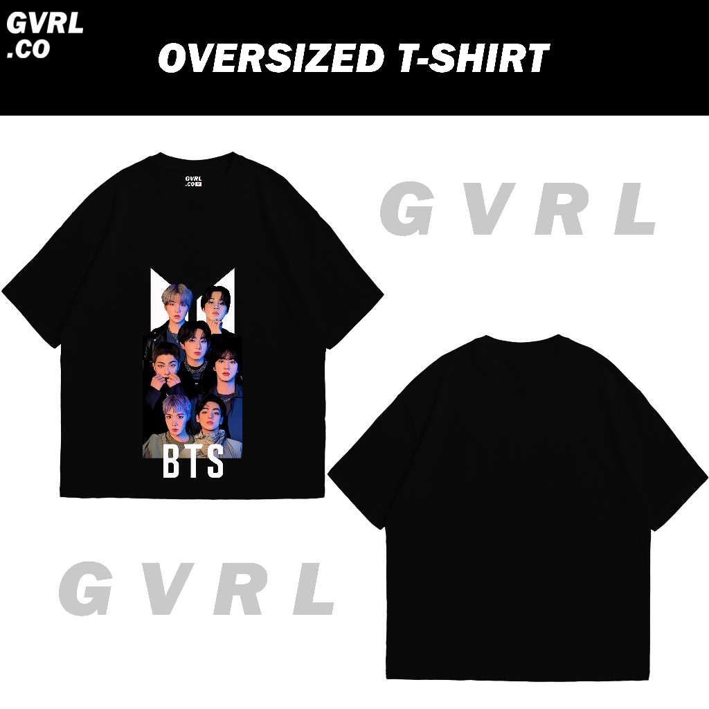 Kaos BTS - Kaos Oversize BTS