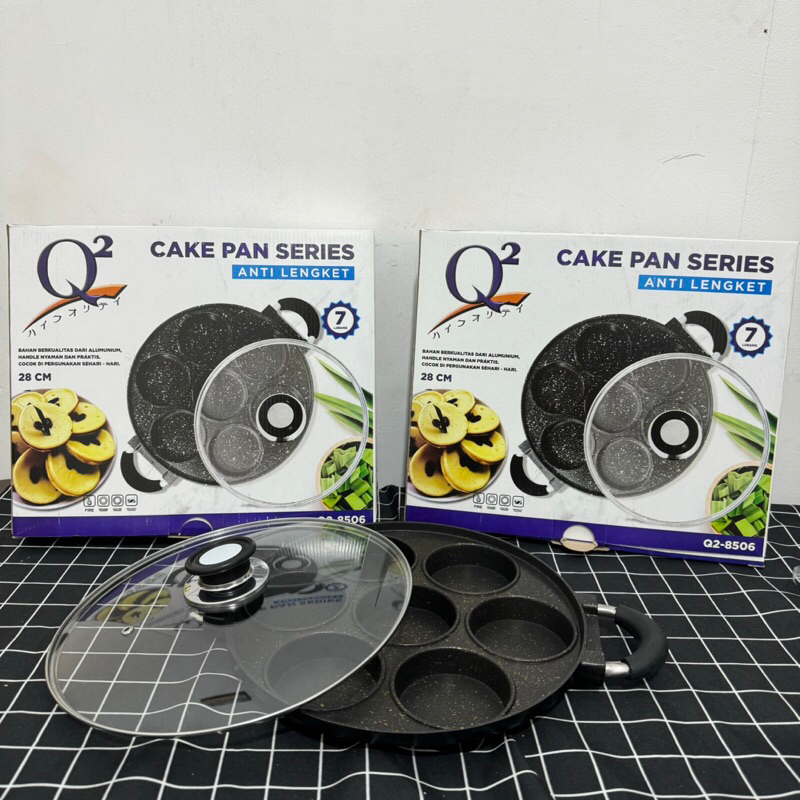 Cetakan Kue 7 Lubang / Cetakan Roti Pisang Anti Lengket 8506