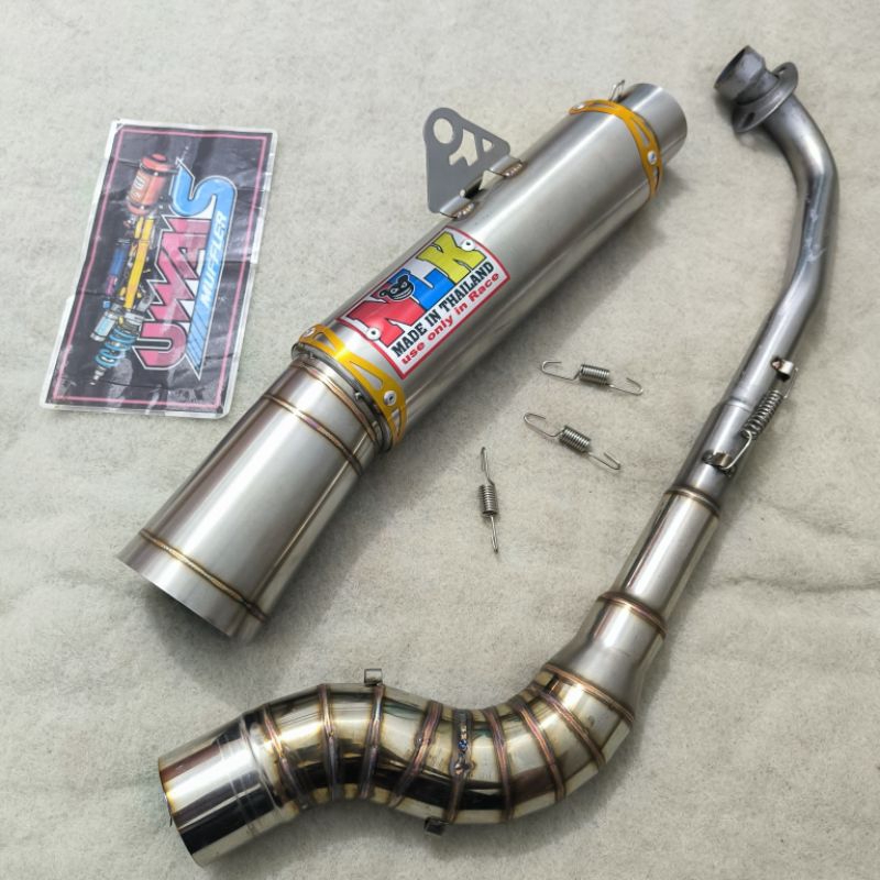knalpot Ekzos racing NLK Exhaust open spec for Ex5 wave 100 Wave 110 wave 125 dash Y15 Y15ZR LC135 b