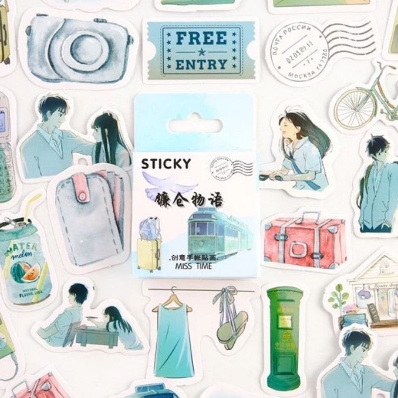 

Sticker aesthetic - stiker motif lucu - sticker bujo (part 1)