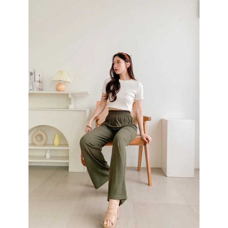 Celana kulot wanita knit /fashion wanita /korean style