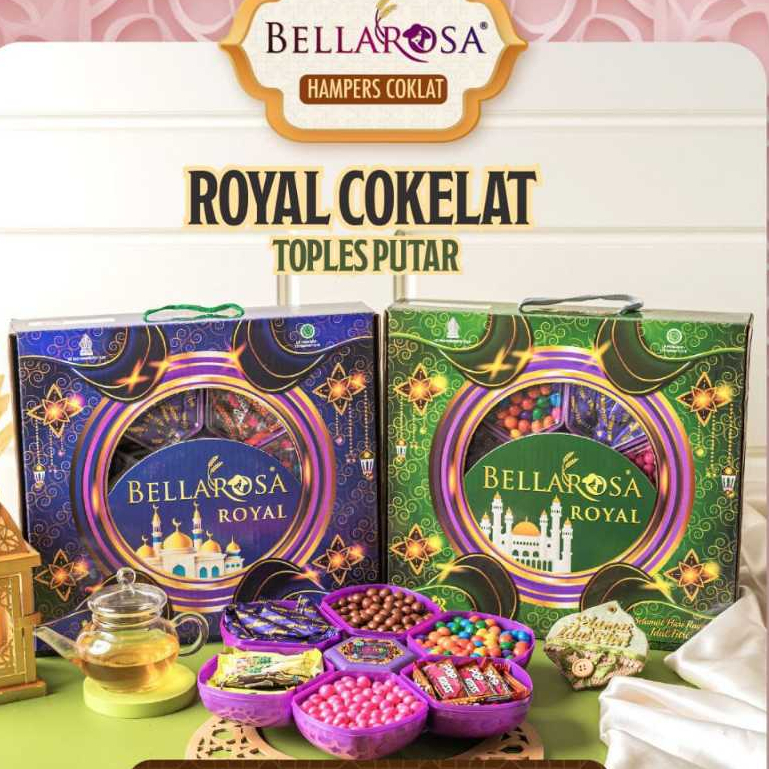 

[READY] BELLAROSA LEBARAN PAKET ROYAL COKLAT TOPLES PUTAR