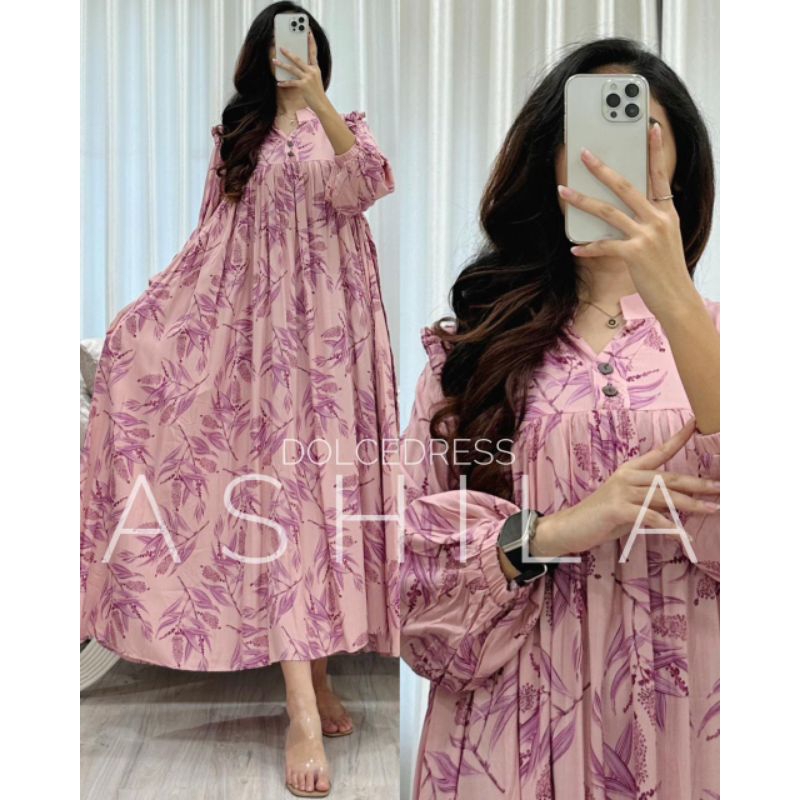 ASHILA DRESS (DOLCE) DASTER MURAH