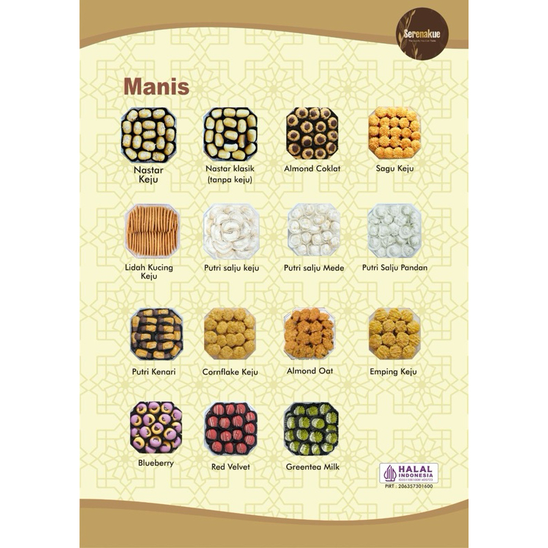 Serena Kue Kering Lebaran ( Manis )