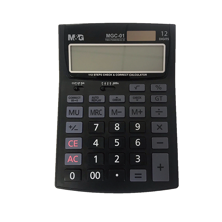 

Kalkulator M&G ADG98759 Digits Check & Correct Calculator 112 Steps 12
