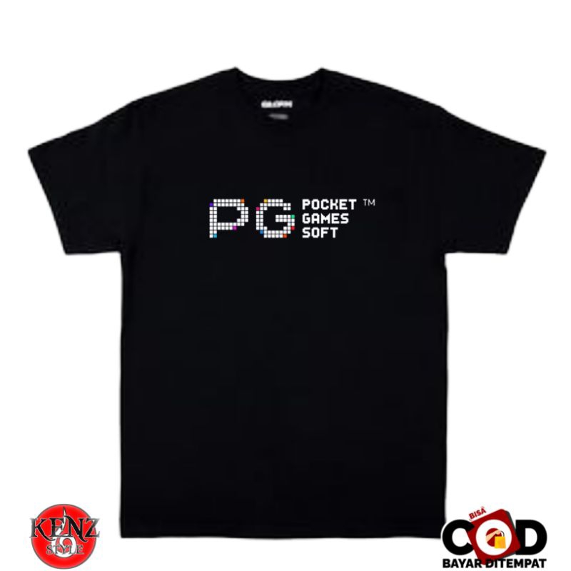 BAJU KAOS PG SOFT POCKET GAMES MAHJONG PRAGMATIC PLAY SLOT T-SHIRT