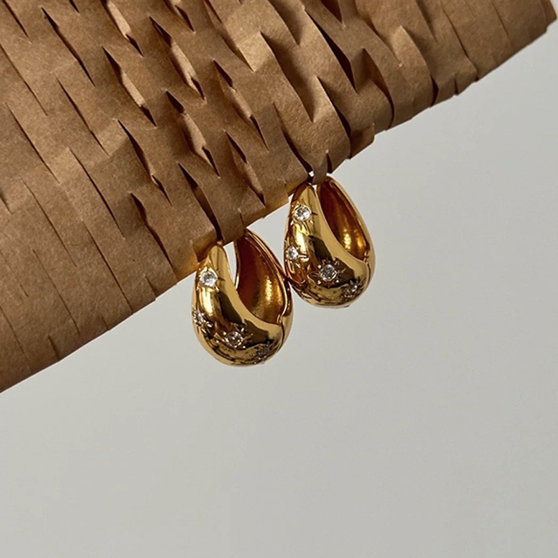 [JOIA] Anting "Starry Night" Luxury Korean Style Earrings with faux Diamond