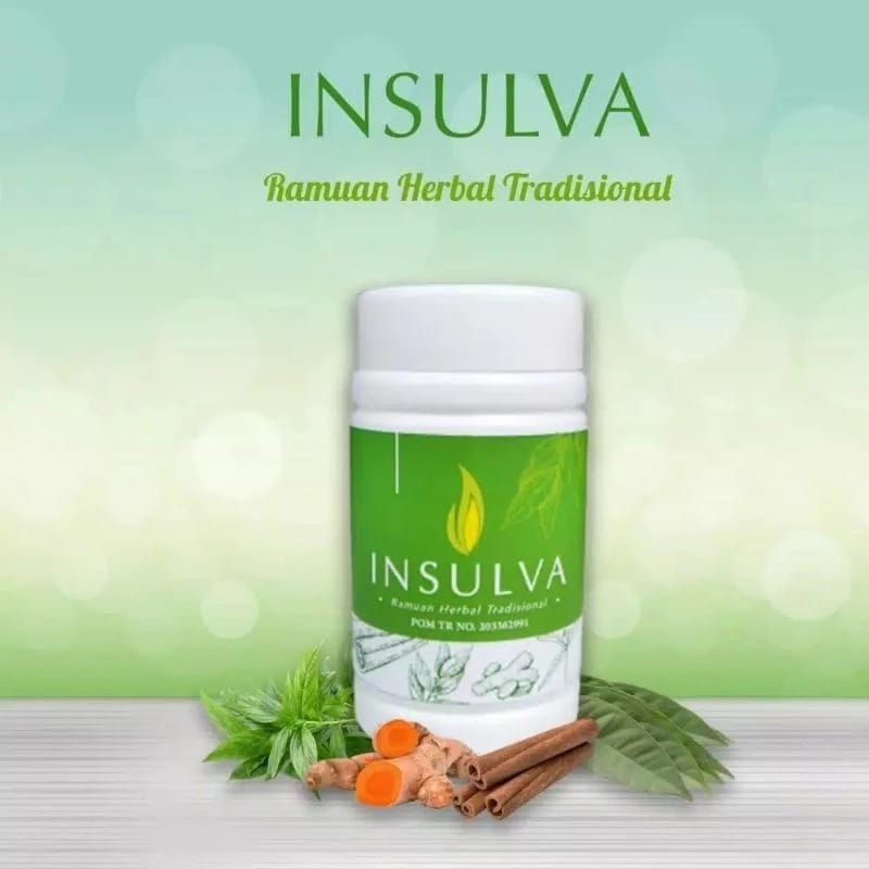 INSULVA ORIGINAL 100% OBAT DIABETES AMPUH BPOM