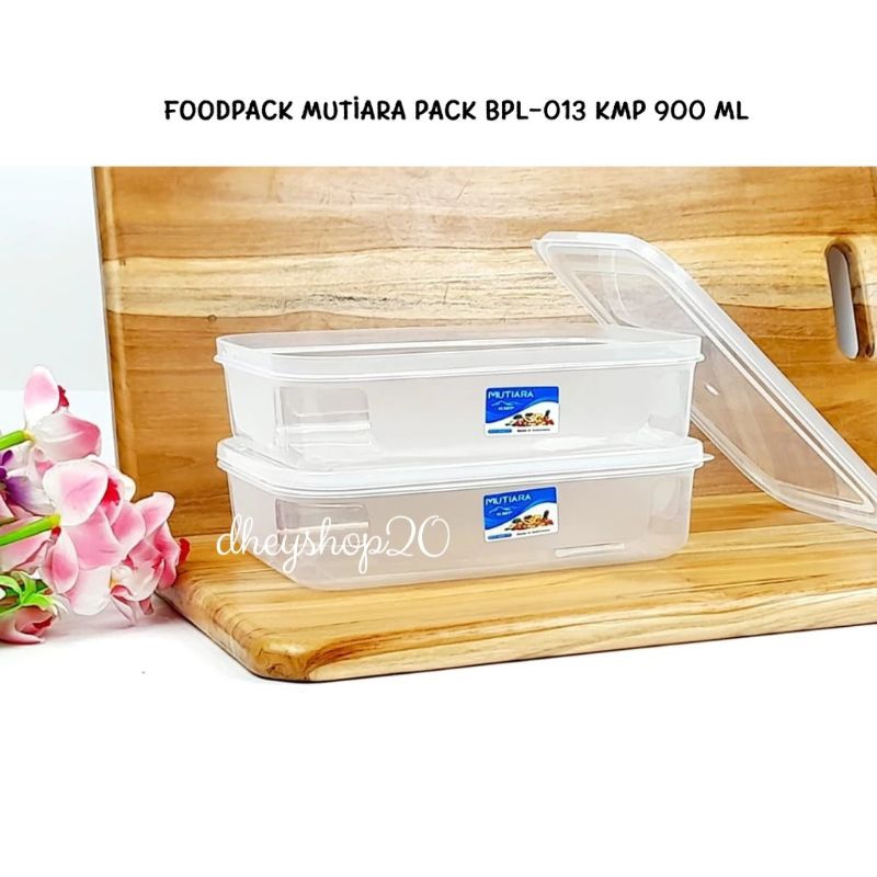 Kotak makan 900ml transparan/ kotak penyimpanan makanan / sealwere kmp 900ml