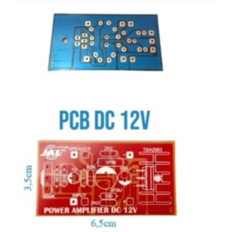 PCB POWER AMPLIFIER DC 12V