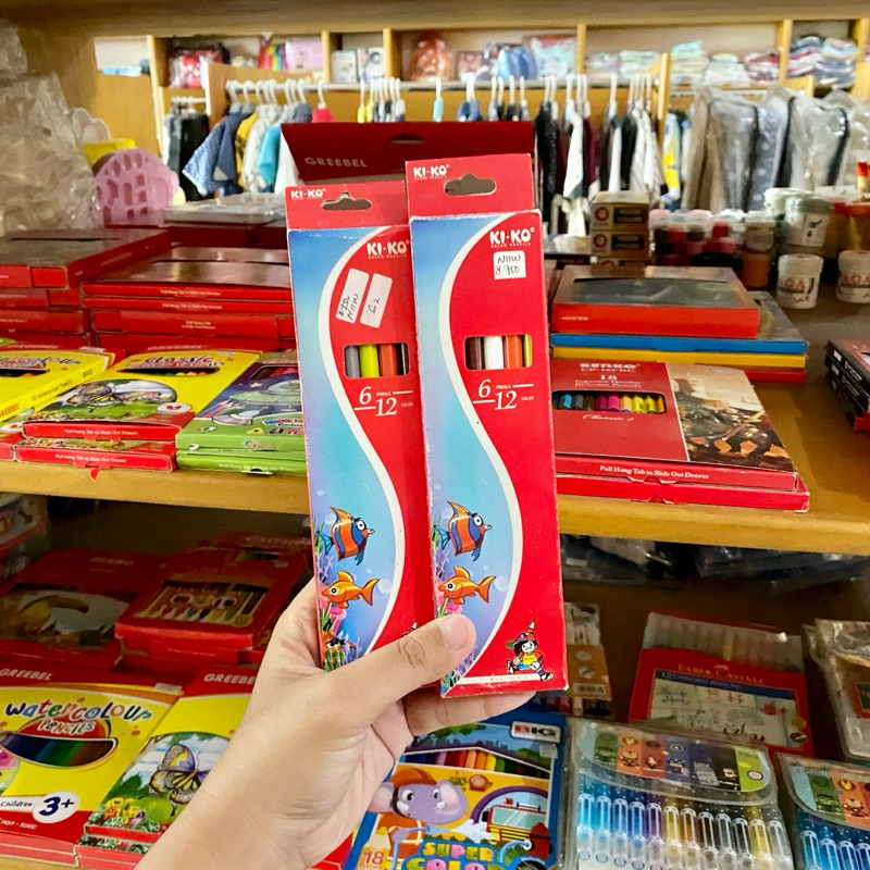 

PENSIL WARNA KIKO 6 PENSIL 12 WARNA