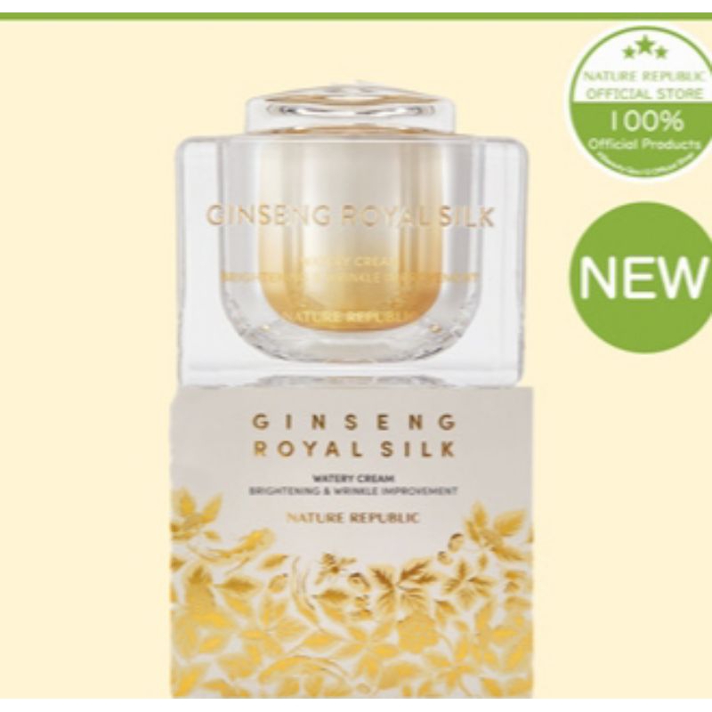 nature republic ginseng royal silk watery cream 60g