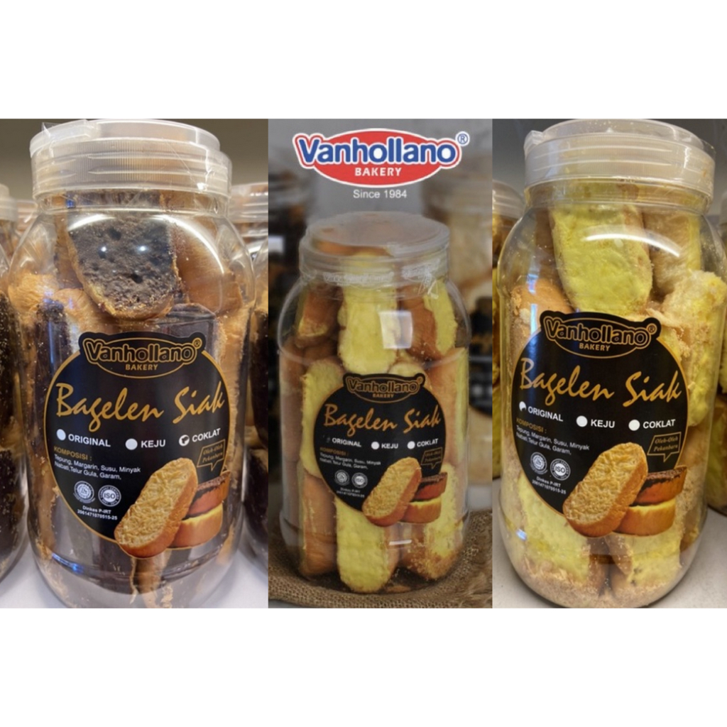 

BAGELAN SIAK ORIGINAL, KEJU DAN COKLAT oleh oleh Siak (VANHOLLANO) (DAPAT 3 TOPLES)