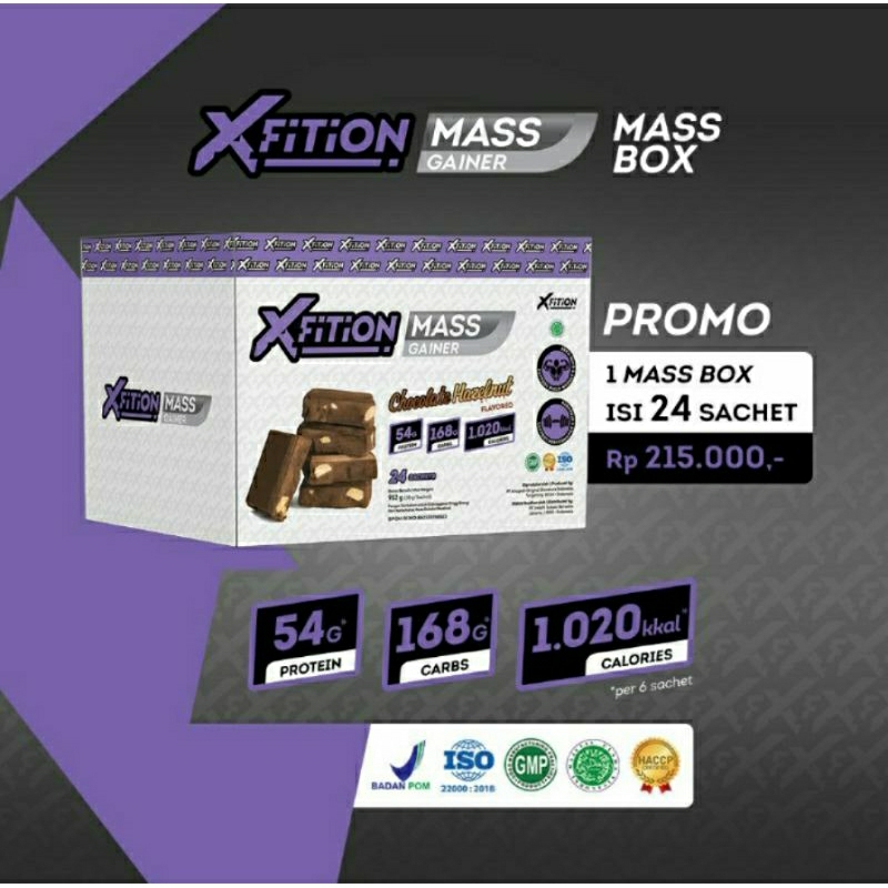 Xfition Mass Gainer 2 Lbs Susu Penambah Berat Badan