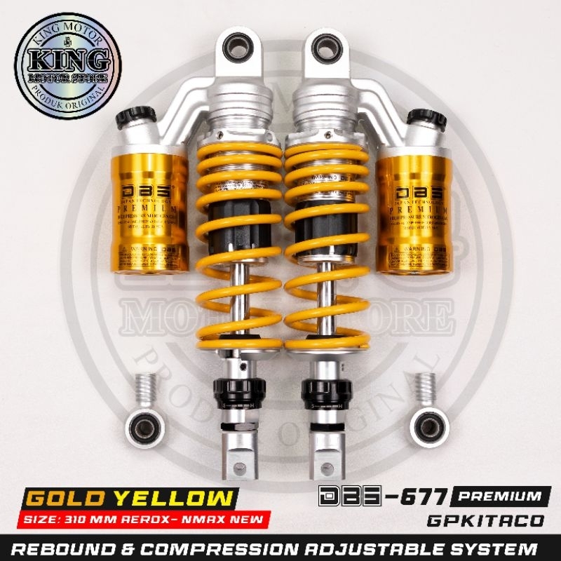 shock DBS  tabung atas 677 GP  310 mm Aerox N max new